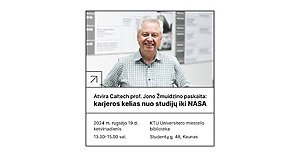 Atvira Caltech prof. Jono Žmuidzino paskaita: karjeros kelias nuo studento iki NASA