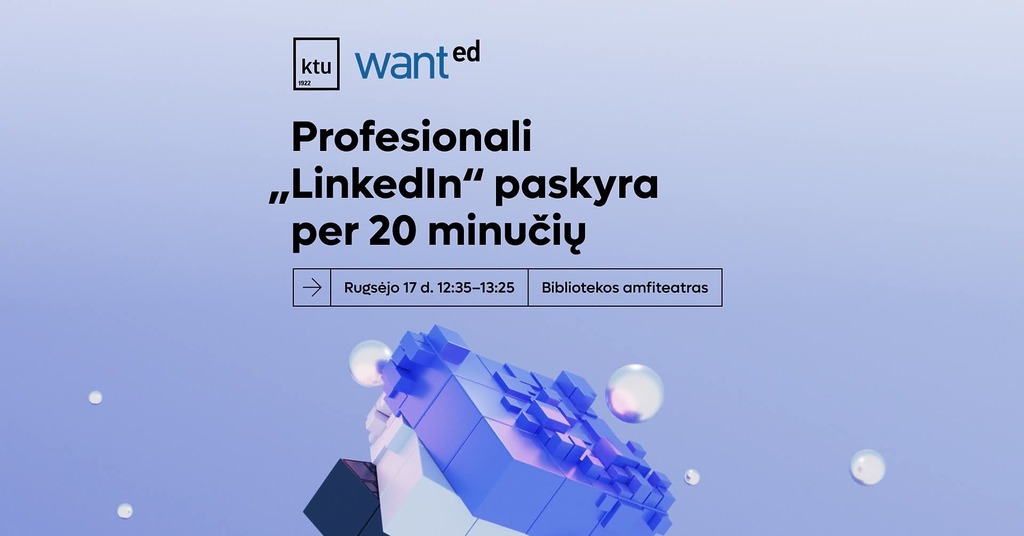 WANTed seminarų ciklas