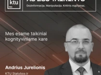 Diskusija „Aš esu taikinys. Dezinformacija. Manipuliacija. Kritinis mąstymas“. Pranešėjas – Andrius Jurelionis
