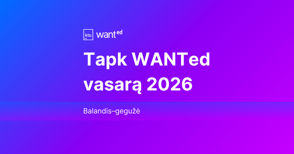 Tapk WANTed vasarą