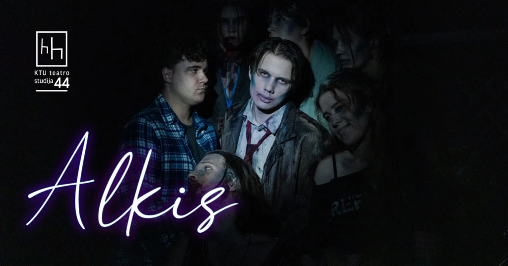 KTU teatro studijos „44“ spektaklis Zombių būrys tamsoje